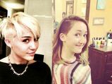 Miley's Sister Noah, Gets A Haircut!