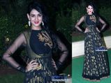 Sonal Chauhan Shines In Black & Golden Anarkali