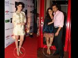 Genelia d'Souza In Her Favourite Gold Patent Pumps