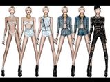 Miley Cyrus' Bangerz Tour Costume Sketches