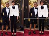 Pharrell William’s In Bermudas At 2014 Oscars