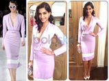 Sonam Kapoor Shows Off Ample Cleavage!!