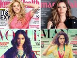 Celebrities On April Magazine Covers