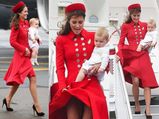 Kate Middleton's Marilyn Monroe Moment In Red Dress
