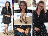 Sonakshi Sinha Looks Cute In A Black Dress