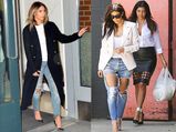Kim Kardashian Shows Off In Ripped Jeans