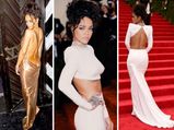 Rihanna's Backless Act At Met Gala 2014
