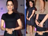Celina Jaitly Stuns In Red Valentino LBD