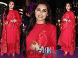 Rani Mukherjee In Red Sabyasachi Suit