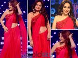 Madhuri Dixit Red Hot In A Saree