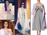 Sonam Kapoor Looks Stylish In A Deep Neckline Dress