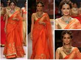  IIJW 2014: Dia Mirza Dazzles In Orange