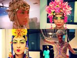 ICW 2014: Manish Arora's Bolivian Headgears