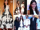 Sonam Kapoor Mis-matched In Printed Dress