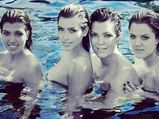  Are The Kardashian Sisters Topless In The Pool?