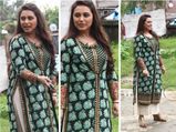 Rani Mukerji In Floral Sabyasachi Suit