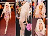 Lady Gaga's Nude Diamond Jumper Raises Brows