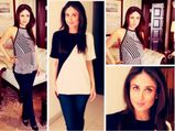 Kareena Kapoor Repeats Monochrome Look