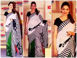Madhuri Dixit Glows In Satya Paul Saree 