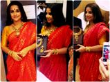 Bong Beauty! Vidya In Bengali Style Saree 
