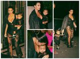 Kim & Daughter North Go Sheer In Givenchy