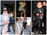 Baby North West In Fashionable Outfits