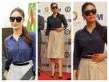 Kareena Kapoor Looks Chic In Polka