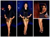 Gauahar Khan Dazzles In Gold Shorts For Raw Star