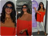 Sushmita Sen Looks Zesty In Colour Block