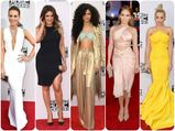 Celebrities Walk The Red Carpet At American Music Awards 2014