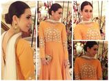 Karisma Kapoor Glows In Bright Orange 