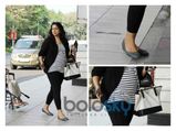 Sameera Reddy Flaunts Her Baby Bump In Striped Tee