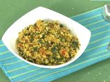 Iron Rich Tomato Methi Pulao Recipe