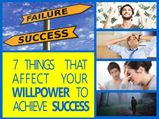 7 Things That Affect Your Willpower To Achieve Success