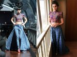 Taapsee Pannu Goes Floral Geometry In Shilpa Reddy