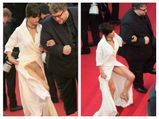  Cannes 2015: Sophie Marceau's Wardrobe Malfunction