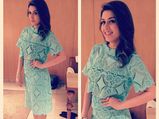 Hansika Wearing Laser Cut Madison Dress