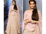 IIJW 2015: Sonam Kapoor Wraps In Shyamal and Bhumika 