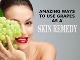 Skin Care With Grapes