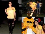 #SportyLook: Sunny Leone Wearing A Yellow Jersey 