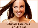 Ultimate Homemade Face Pack For Removing Skin Tan