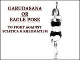 Garudasana Or  Eagle Pose To Fight Against Sciatica & Rheumatism