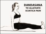 Dandasana (Staff Pose) To Alleviate Sciatica Pain 