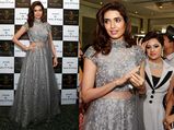 Bigg Boss Star Karishma Tanna Is Jaw-Dropping Beautiful In This Sheer Silver Lehenga