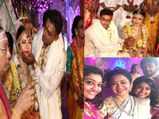 Raadhika Sarathkumar's Daughter Rayane Marries Cricketer Abhimanyu Mithun In A Golden Silk Saree 