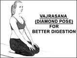 Vajrasana (Diamond Pose) For Better Digestion 