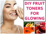 DIY Fruit Toners For Glowing Skin
