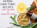 Herbal Hair Tonic Recipes For Thicker & Healthier Hair