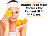 Orange Face Mask Recipes For Radiant Skin In 7 Days!