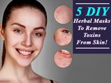 5 DIY Herbal Masks To Remove Toxins From Skin!